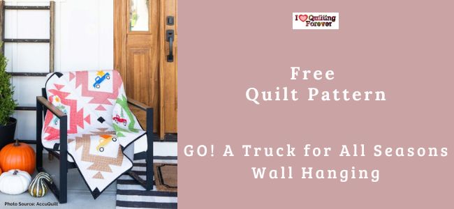 GO! A Truck for All Seasons Wall Hanging Quilt featured cover photo