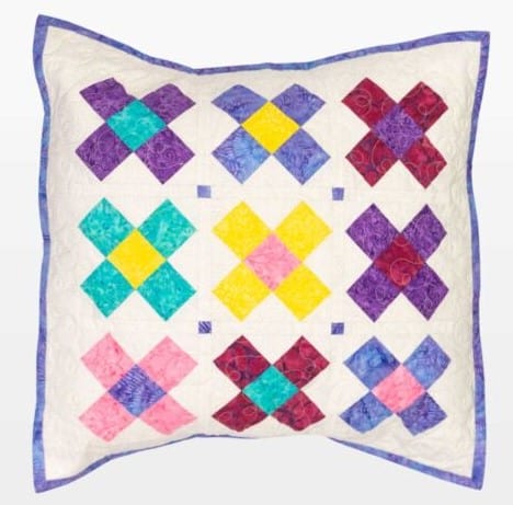 GO! Blossom Pillow - free quilt pattern