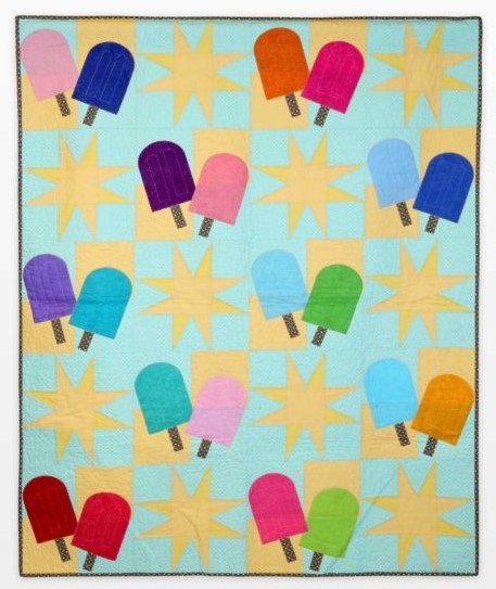 Free Quilt Pattern - GO! Popsicle Sticks Throw Quilt by AccuQuilt