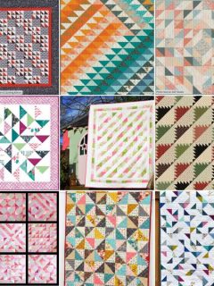 Half Square Triangle (HST) Quilt Patterns roundup ILQF featured cover