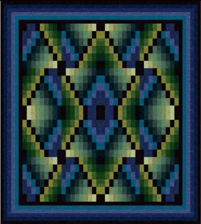 Free Quilt Pattern - Navajo Sunrise Quilt by Jinny Beyer