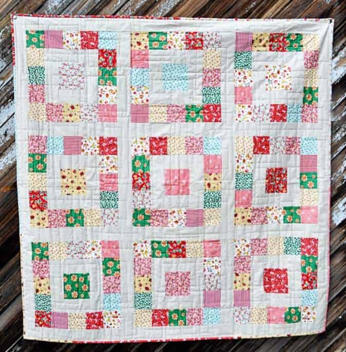 Free Quilt Pattern - Simple Sixteen Quilt by Fort Worth Fabric Studio
