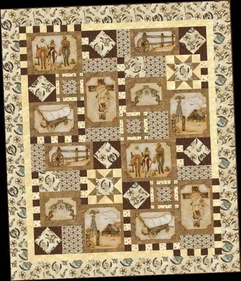 free quilt pattern Western Album Quilt