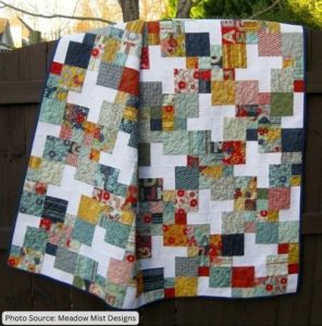 Charm Quilt Pattern Idea from Meadow Mist Designs