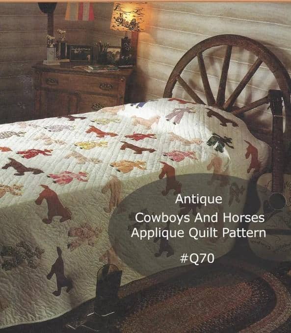 Cowboy Dates 1930 Quilt Pattern - printable and downloadable