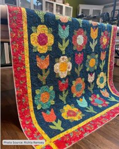Flower Quilt Pattern Idea from Richla Ramsey