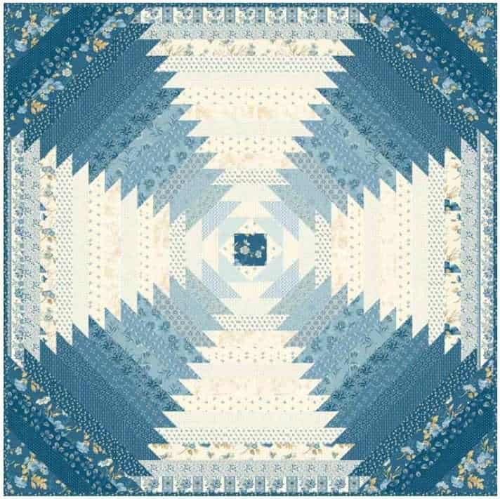 Free Quilt Pattern - Flower Wall Quilt by by Edyta Sitar of Laundry Basket Quilts