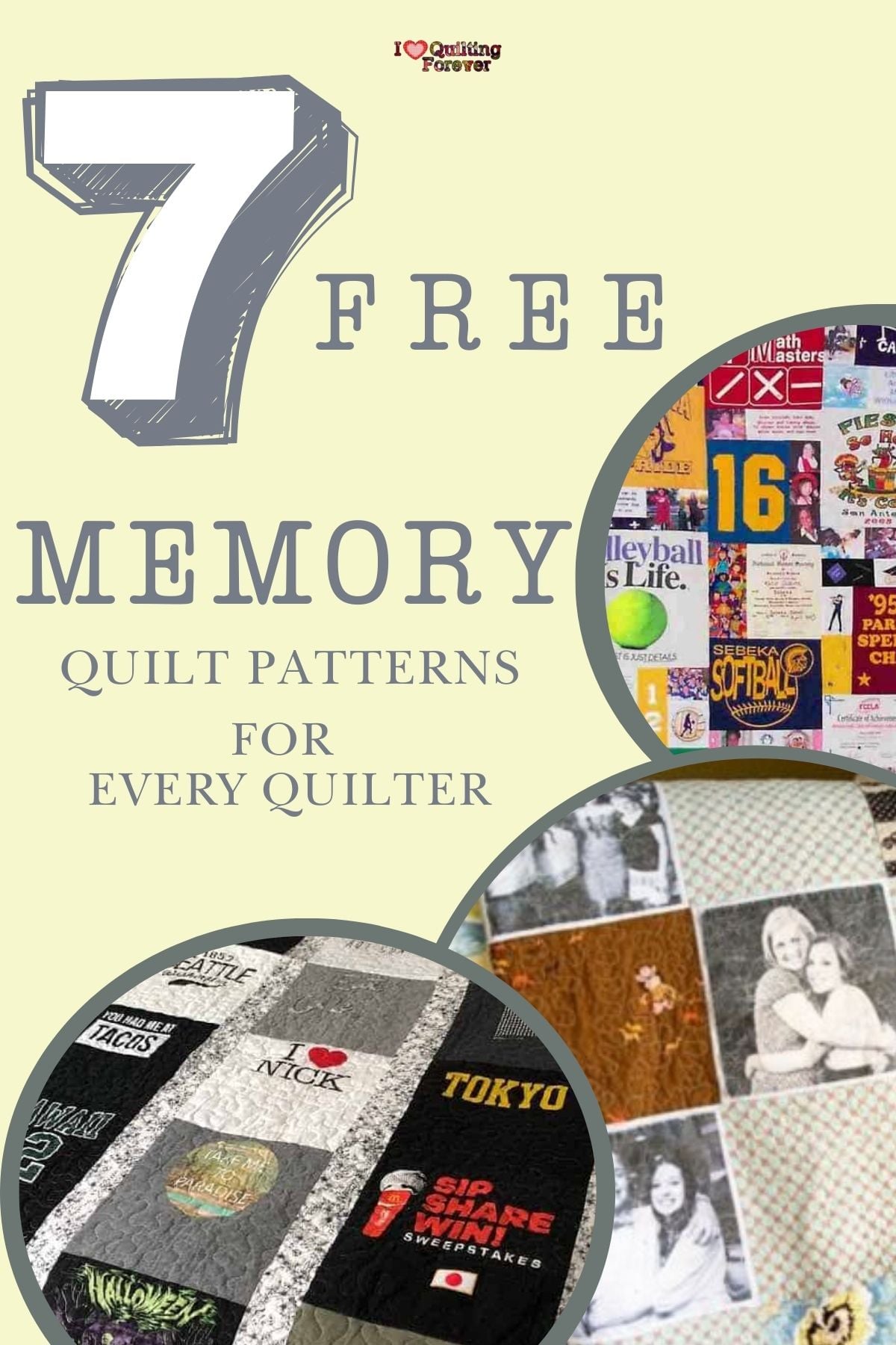Top 7 Free Memory Quilt Patterns (+2 Bonus Patterns For Sale) - I Love ...