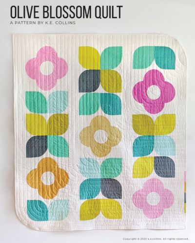 Olive Blossom Quilt Pattern - etsy