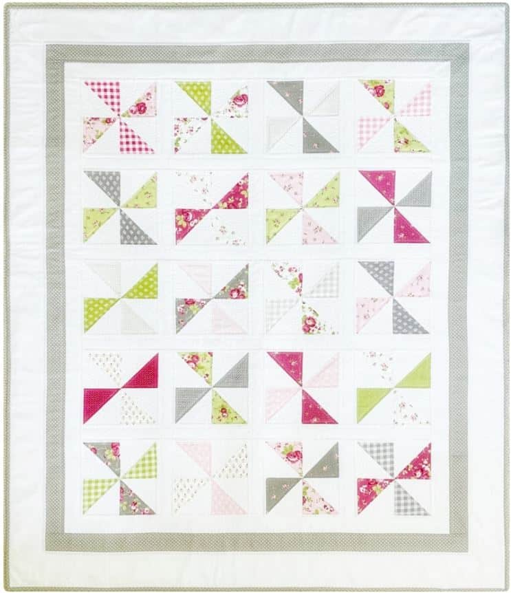 Pinwheel Delight Quilt Pattern - printable and downloadable