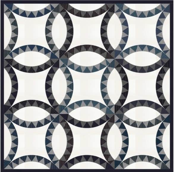 free quilt pattern - Blue Jean Baby Quilt by Robert Kaufman Fabrics