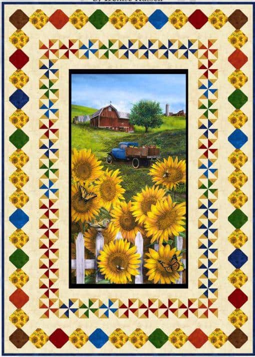 free quilt pattern - Country Paradise Quilt by Denise Russell for Blank Quilting