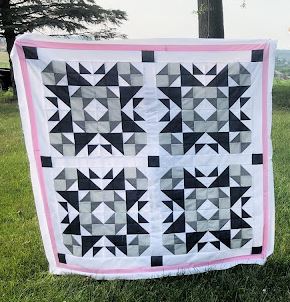 free baby girl quilt pattern - Dove Baby Quilt by Jessica Dayon