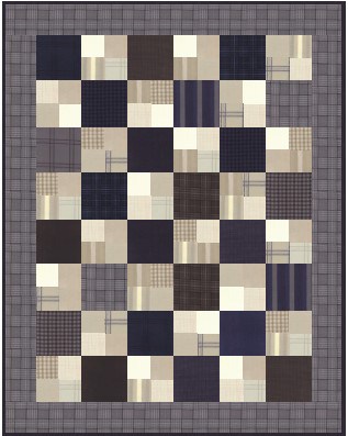 free quilt pattern - ﻿Layer Cake Checkmate Quilt by Fat Quarter Shop - Shortcut Pattern