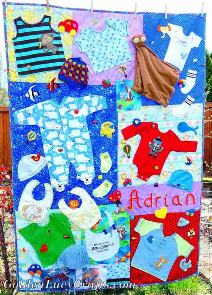 Baby Clothes Memory Quilt - Free Quilt Pattern