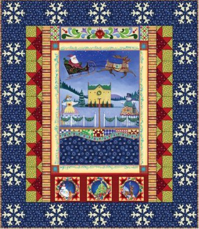 A Quilter's Christmas Village - Free Quilt Pattern