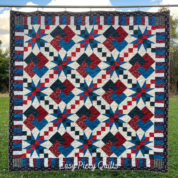 All American Quilt Pattern - etsy