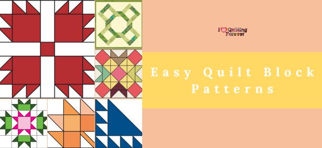 Easy Quilt Block Patterns roundup - ILQF featured cover