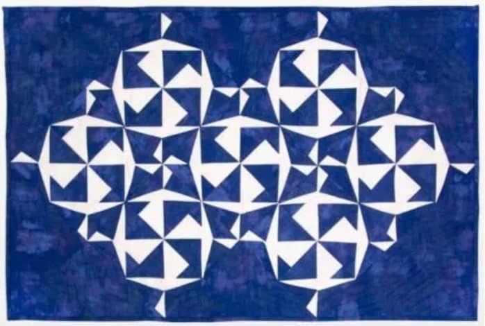 Free Quilt Pattern - GO! Winter Pinwheels Quilt by Mary Anne Fontana from Fontana Originals for AccuQuilt