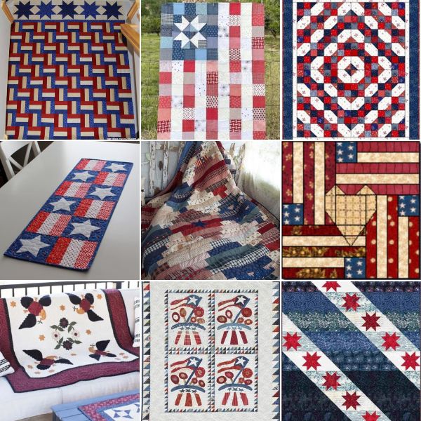 Top 26 Free Patriotic Quilt Patterns To Show Your Love For The Country (+10 Bonus Patterns For Sale) - I Love Quilting Forever american-flag-quilt-tutorial-diary-of-a-quilter-a-quilt-blog