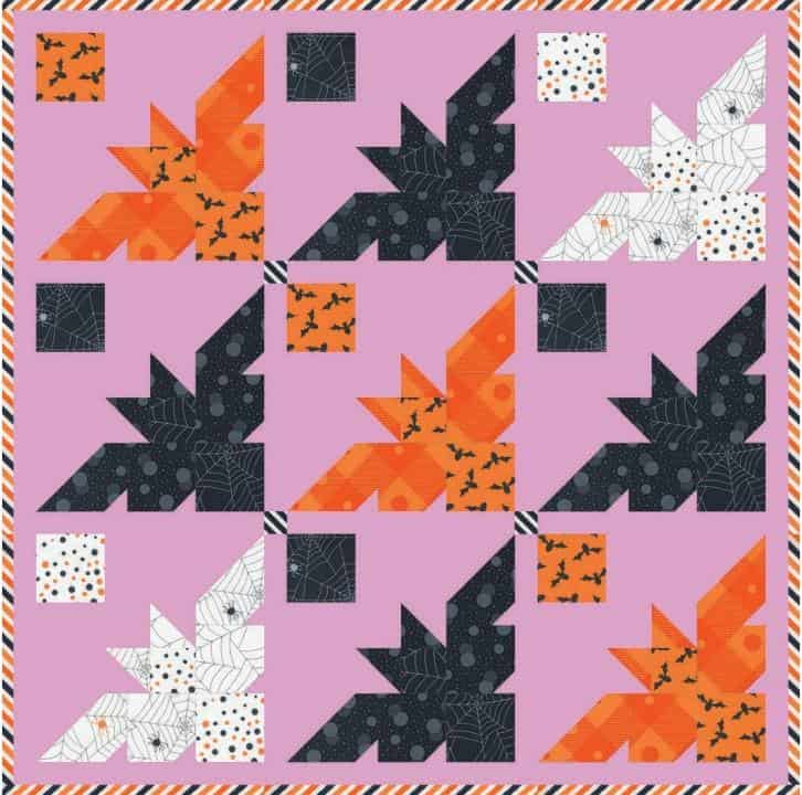 free quilt pattern - Bat Crew Quilt by Fat Quarter Shop