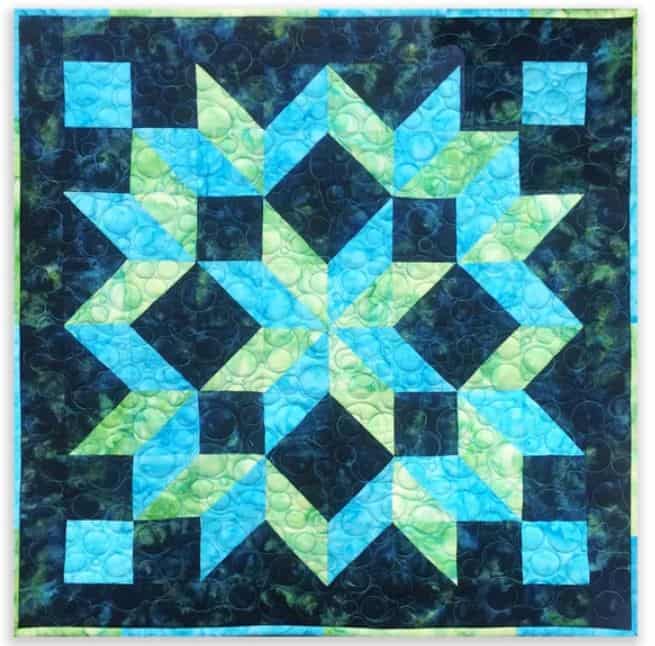 free quilt pattern -Carpenter's Wheel Quilt by Jordan Fabrics
