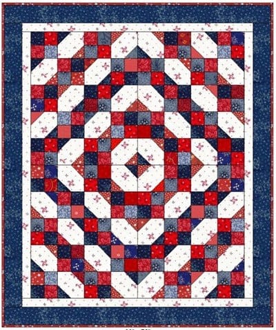 free quilt pattern - Fourth Of July Quilt by Quiltville