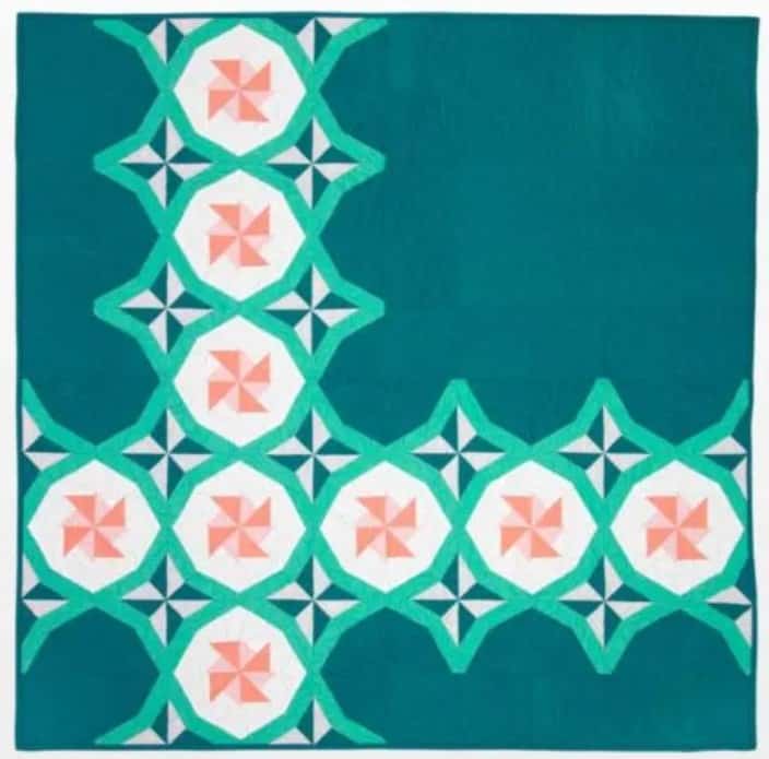 free quilt pattern - Go! Road to Fortune Quilt by by Ellen Ault for AccuQuilt