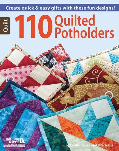 110 Quilted Potholders E-book by Linda Causee and Rita Weiss