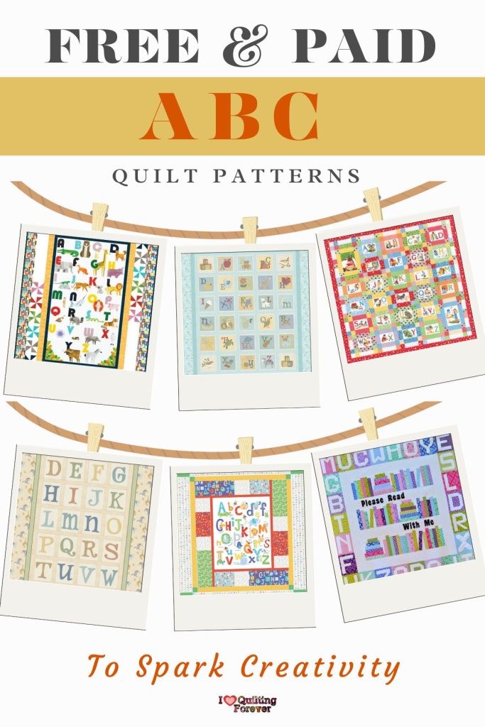 ABC Quilt Patterns Roundup 4 ILQF Pinterest