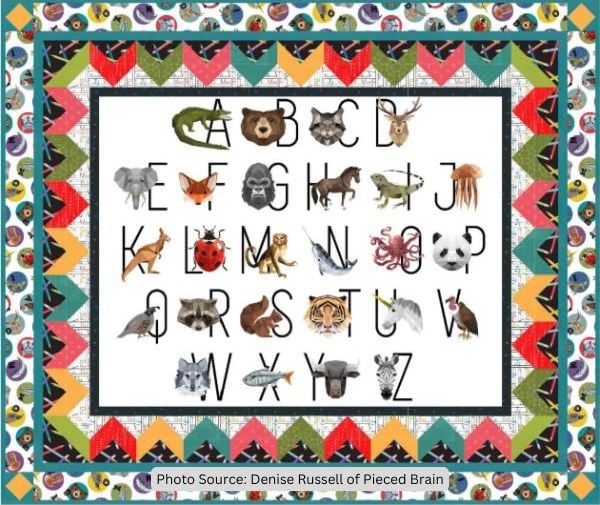 Animal Alphabet Quilt Pattern - etsy