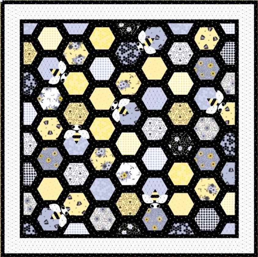 Sweet to the Soul - hexagon Quilt Pattern