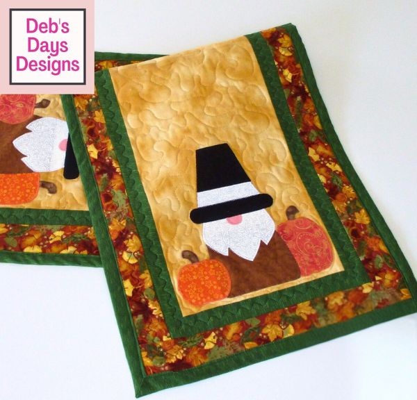 Thanksgiving Gnome Table Runner Quilt Pattern - etsy
