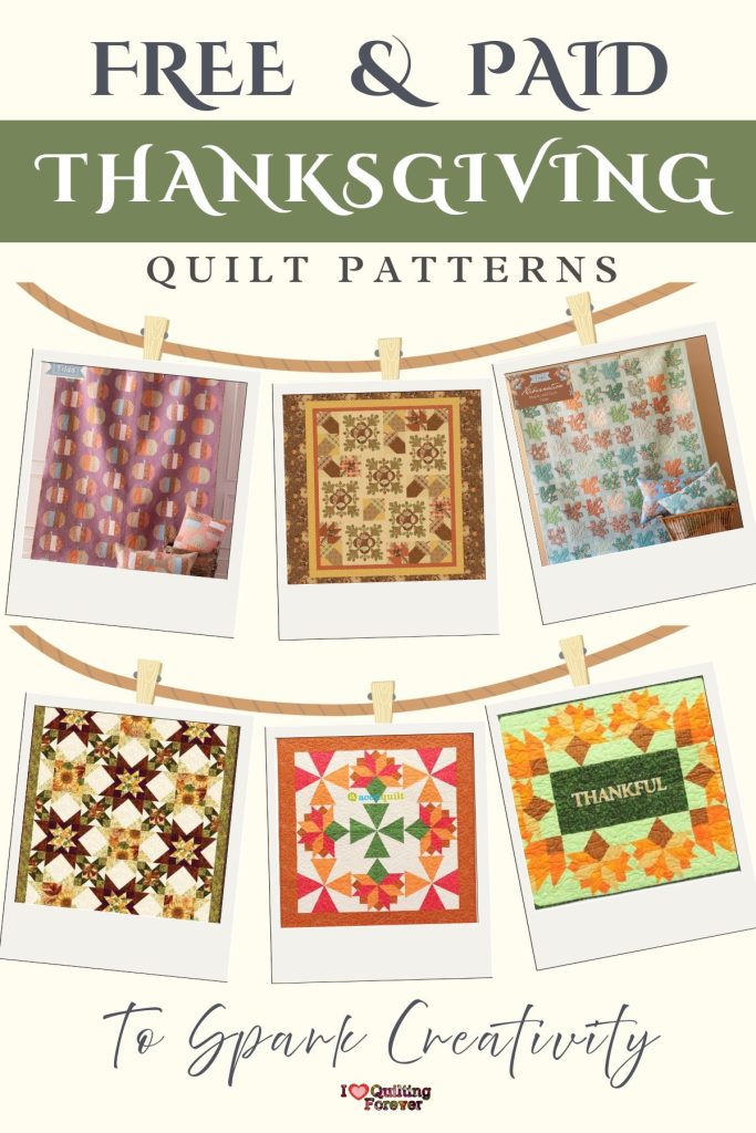 Thanksgiving Quilt Patterns Roundup 2 ILQF Pinterest