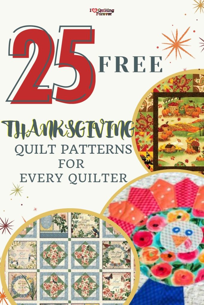 Thanksgiving Quilt Patterns Roundup 4 ILQF Pinterest