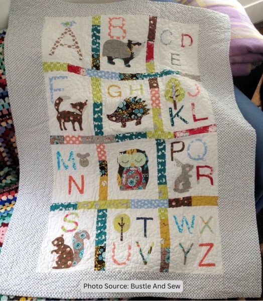 Woodland Alphabet Quilt Pattern - etsy