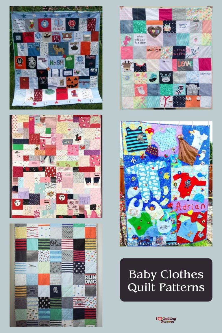 Top 9 Free Baby Clothes Quilt Patterns (+4 Bonus Patterns For Sale) - I ...