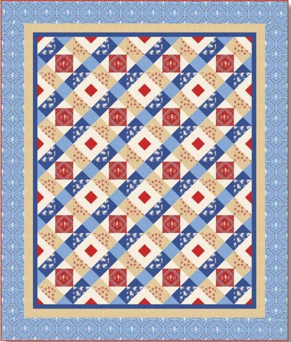 Bandana Cabana - free quilt pattern