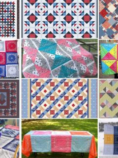 Bandana Quilt Patterns Roundup Featured Cover