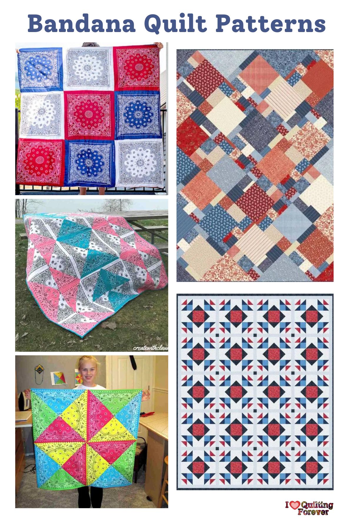 Top 13 Free Bandana Quilt Patterns (+2 Bonus Patterns For Sale) I Love Quilting Forever