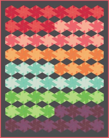 Hexagon Pinwheels - Free Quilt Pattern