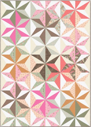 Pinwheels - free quilt pattern by Wendy Sheppard