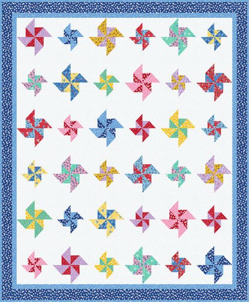Playtime Pinwheels - Free Quilt Pattern by RK