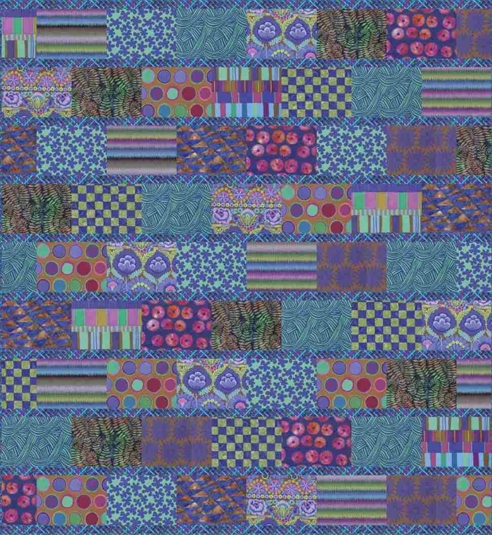 Blue Bricks - Free Quilt Pattern