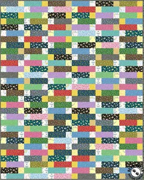 Chimney Bricks Quilt - free quilt pattern _
