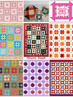 Churn Dash Quilt Patterns roundup