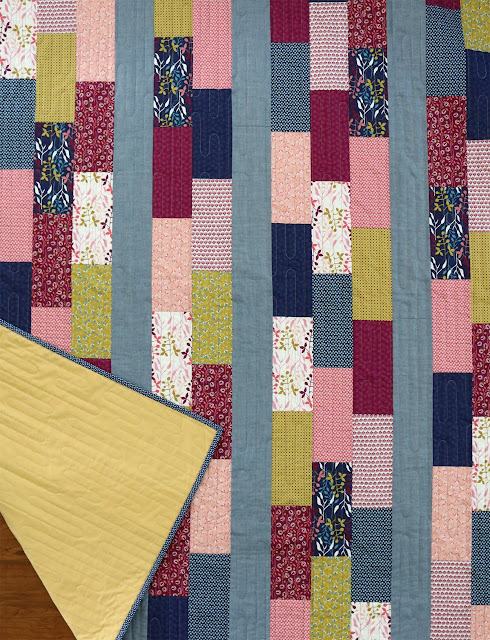 Simple Bricks Quilt - Free Quilt Pattern- _