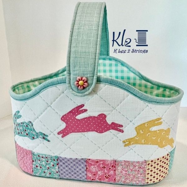 Bunny Easter Basket Quilt Pattern - etsy