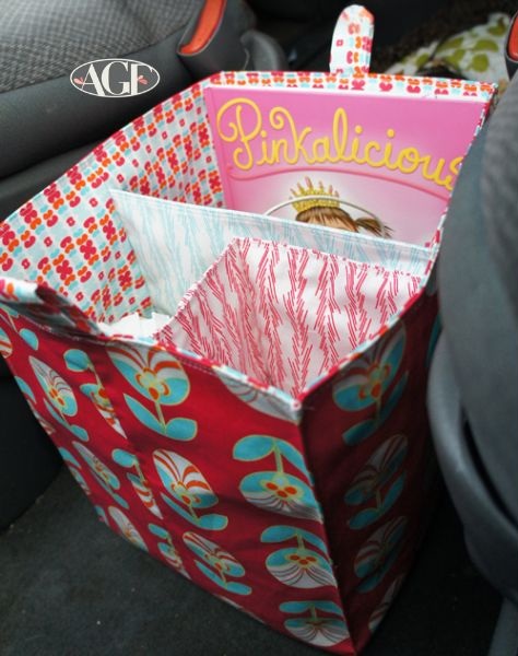 Divided Organizer Bucket - free quilt pattern