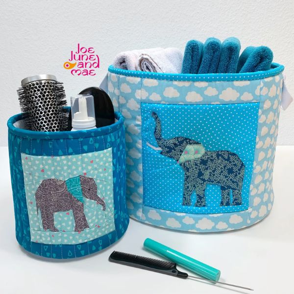 Elephant Basket Quilt Pattern - etsy